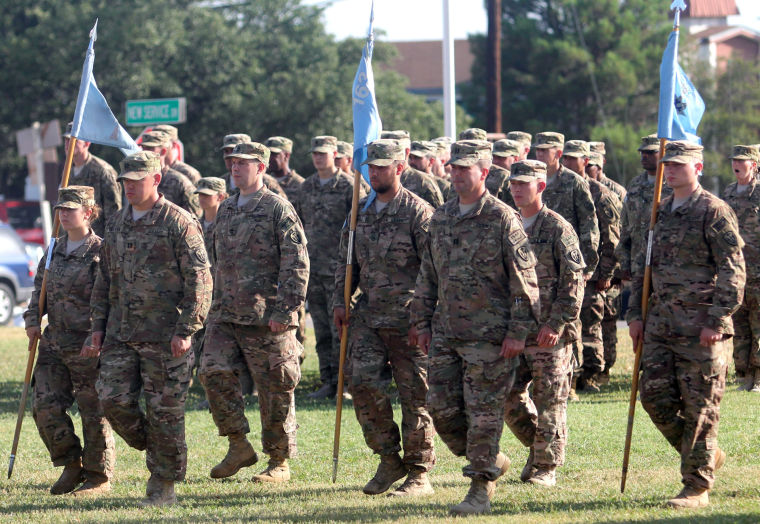 163rd Military Intelligence Battalion Casing Ceremony